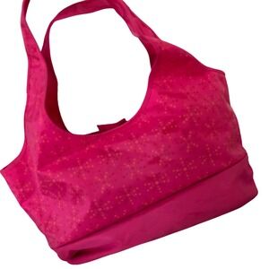 American‎ Girl Doll Fashion Show Pink Star Print Zipper Bottom Tote Lunch Bag